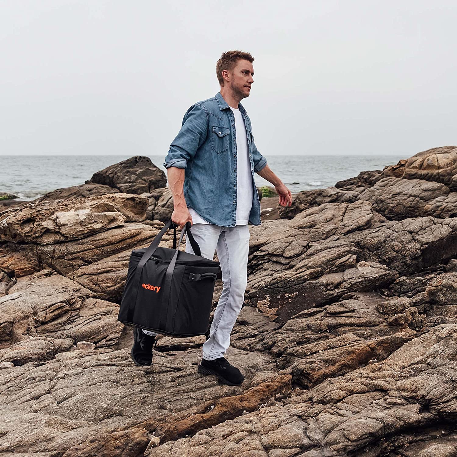 Jackery EVA Tragetasche für Explorer 2000 v2/2000 Pro/1500 Pro/1000 Plus Tragbare Powerstation (L) - Image 5