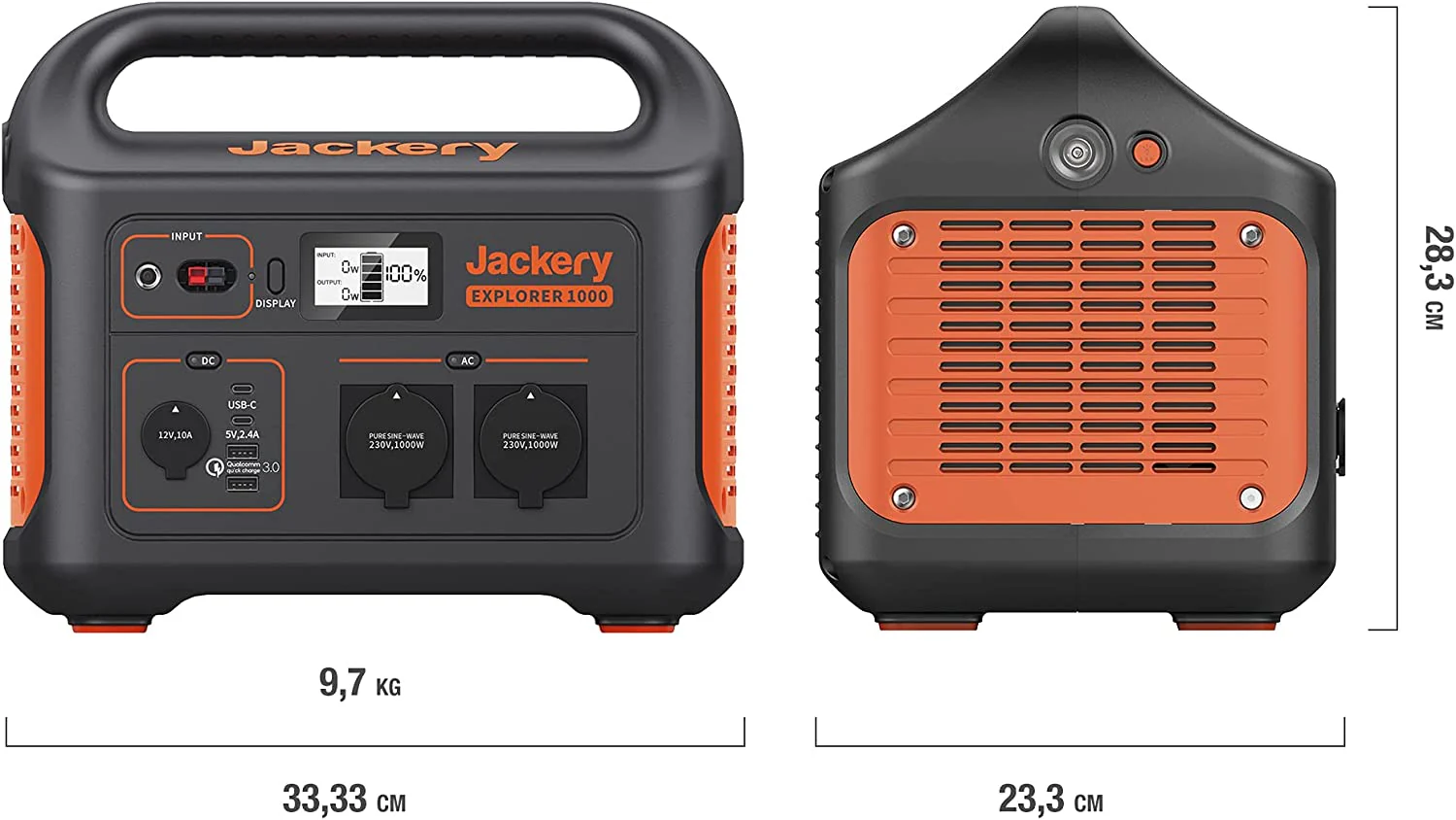 Jackery Explorer 1000 Tragbare Powerstation (Generalüberholt) - Image 7