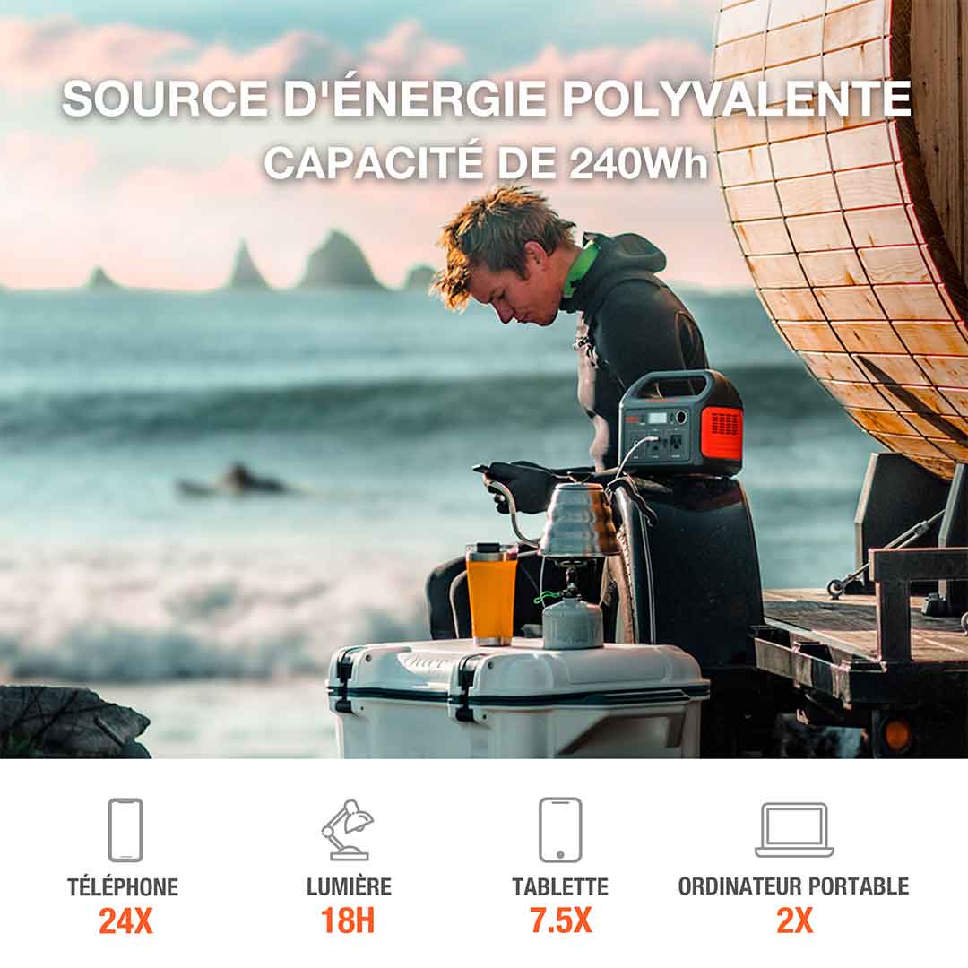 Jackery Explorer 240 Tragbare Powerstation (Generalüberholt) - Image 4