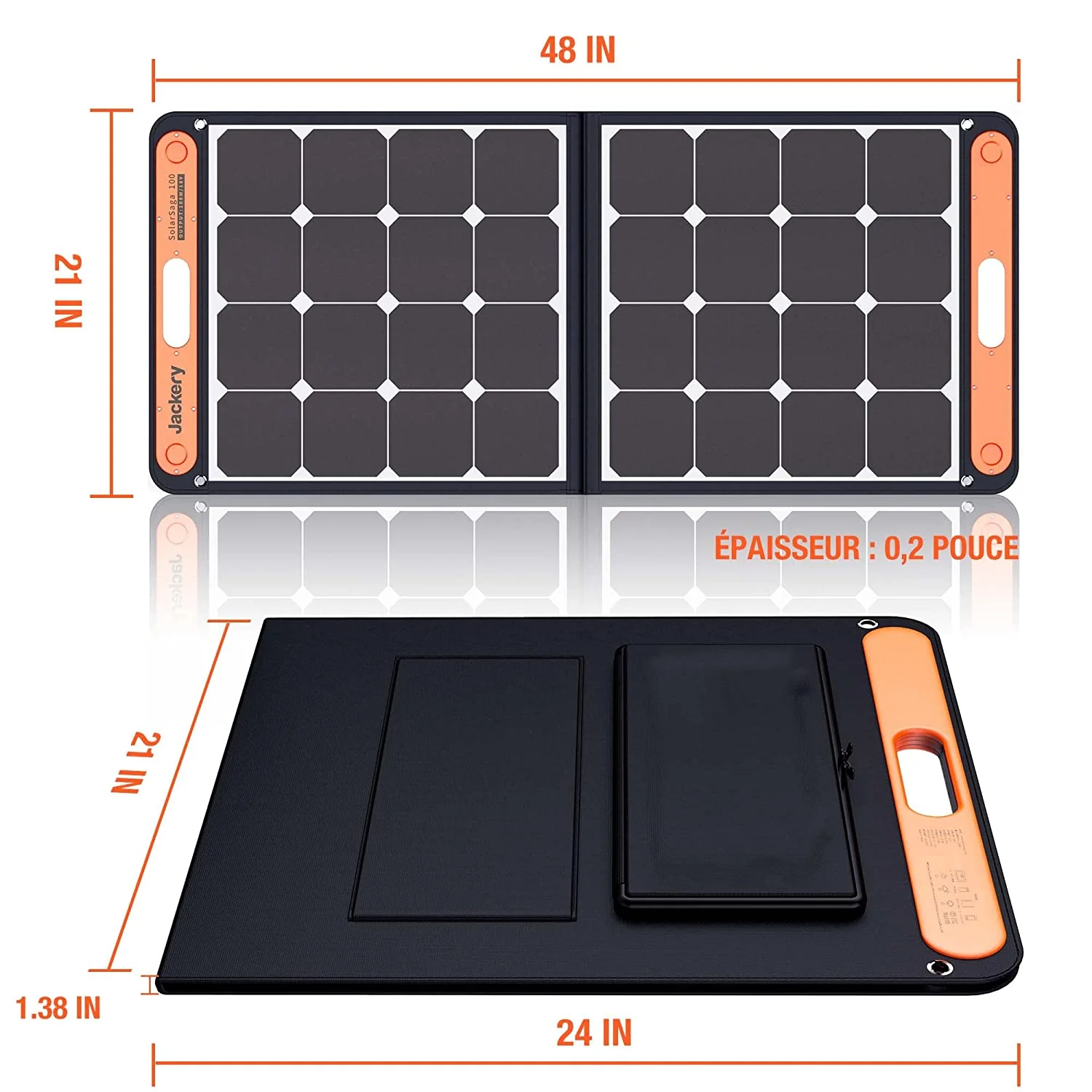 Jackery SolarSaga 100W Solarpanel (Generalüberholt) - Image 7